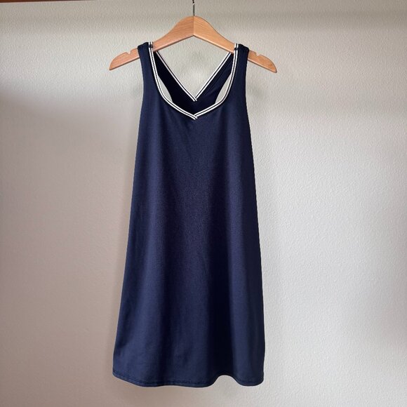 All In Motion Girls Contrast Trim Active Dress Navy Size 8 M | NWOT - Picture 1 of 15